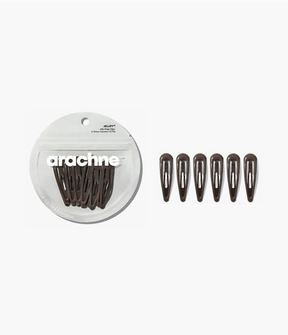 JELLIFY™ Jelly Snap Clips in Glossy Espresso, 12 Pcs