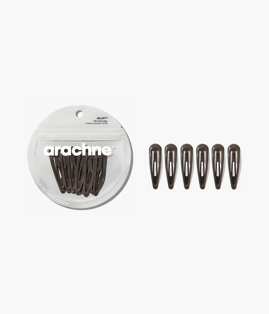 JELLIFY™ Jelly Snap Clips in Glossy Espresso, 12 Pcs