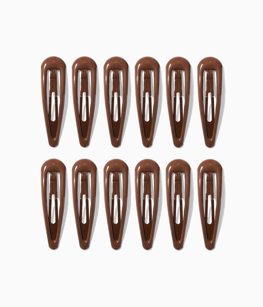 JELLIFY™ Jelly Snap Clips in Chocolate Glaze, 12 Pcs