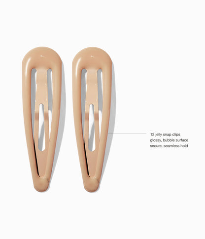 JELLIFY™ Jelly Snap Clips in Blonde Bombshell, 12 Pcs