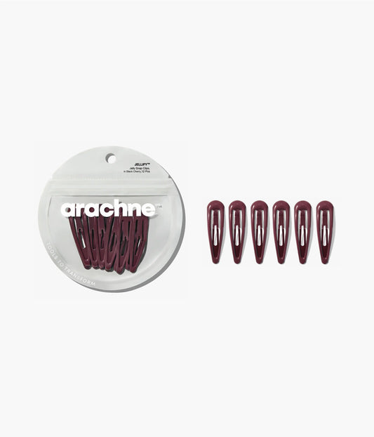 JELLIFY™ Jelly Snap Clips in Black Cherry, 12 Pcs