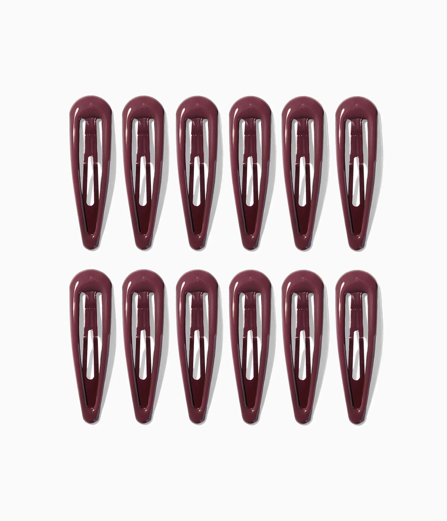 JELLIFY™ Jelly Snap Clips in Black Cherry, 12 Pcs
