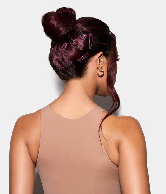 JELLIFY™ Jelly Snap Clips in Black Cherry, 12 Pcs