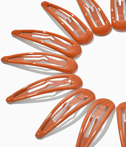 JELLIFY™ Jelly Snap Clips in Ginger Root, 12 Pcs