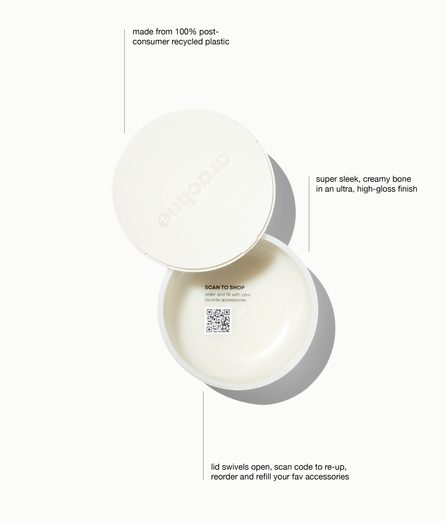 CATCH A CASE™ TRIO Stacked Storage Cases in Cloudstone, 3 Pcs