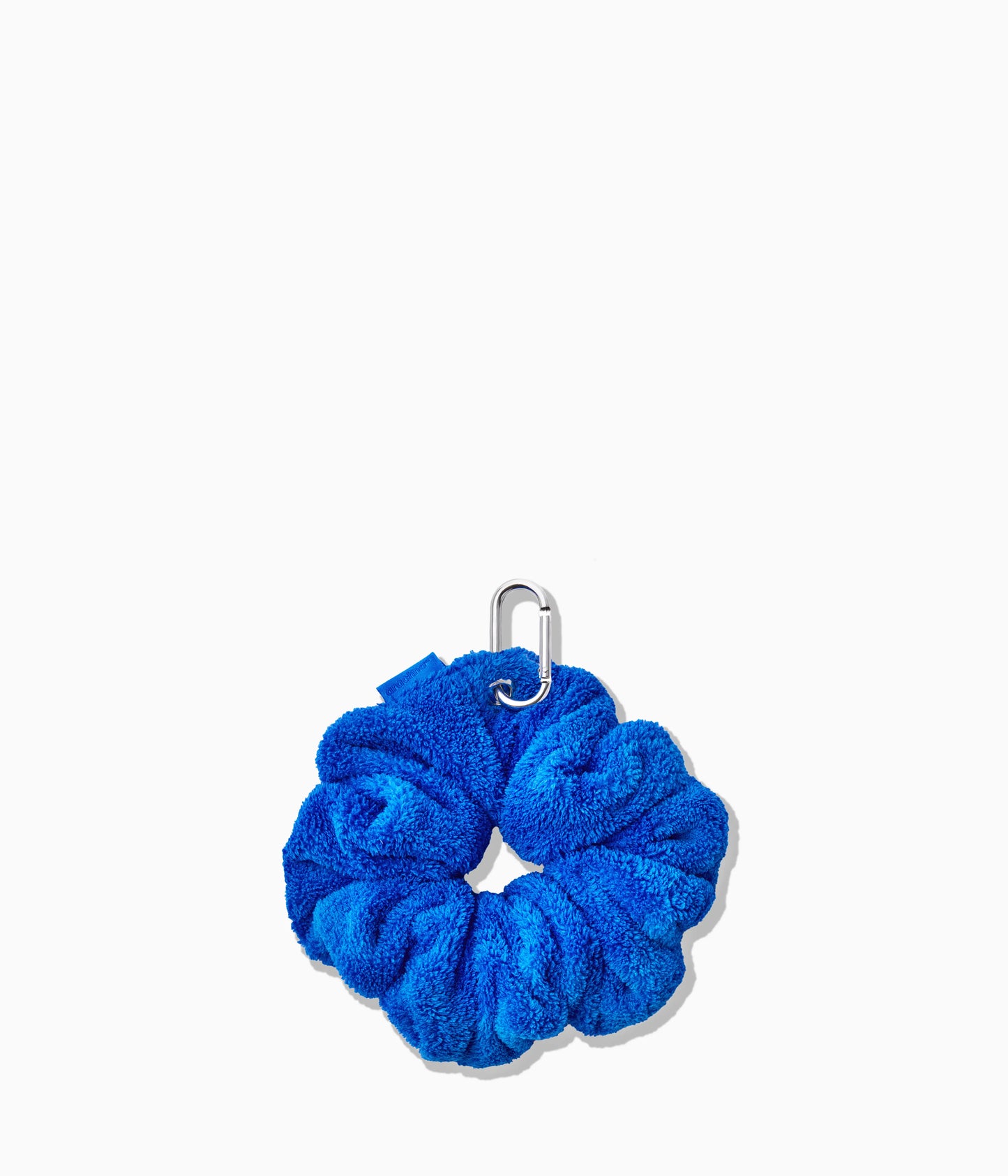RainDrop Plush Towel Scrunchie with Clip On Carabiner